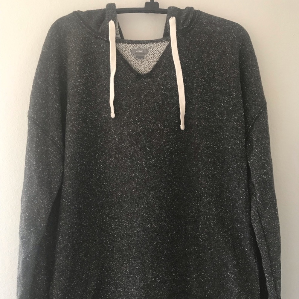 Aerie Gray & Sparkly Hoodie!